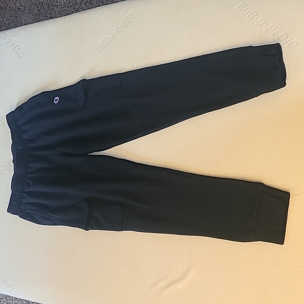 Men's Champion Cargo Joggers sz L Black